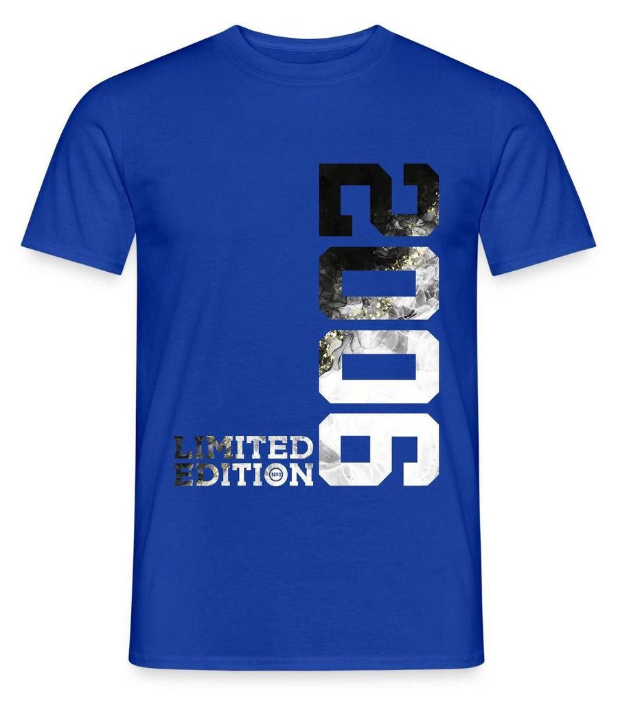 Spreadshirt 18. Geburtstag Jahrgang 2006 Limited Edition Männer T-Shirt, M, Dunkelblau