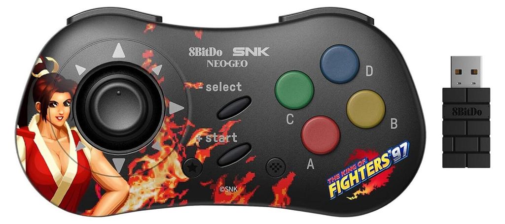 8BitDo Mai Shiranui controller wireless in stile SNK Neo Immagine del prodotto 