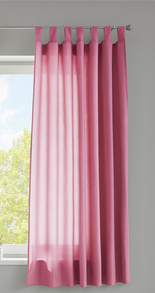 1er Set Vorhang Schal Schlaufen »Berlin« HxB 175x140 cm Produktbild 