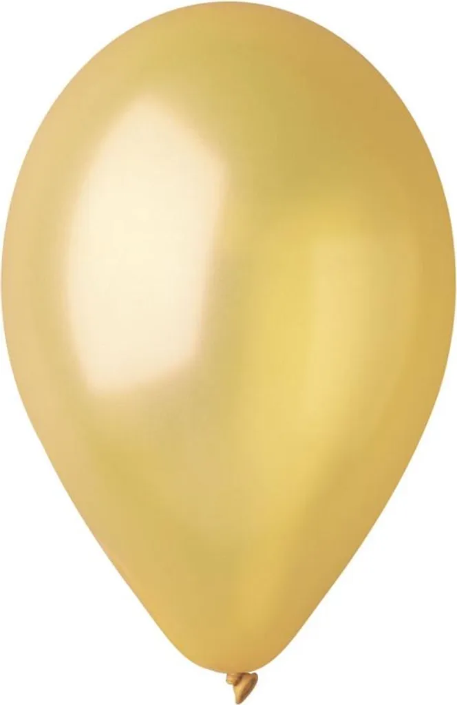 Ballons dorés opaques 30 cm GM110 - 100 pièces sans transparence