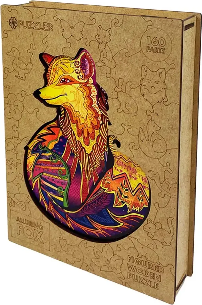 Puzzle Renard mystérieux à colorier - Activité relaxante et anti-stress