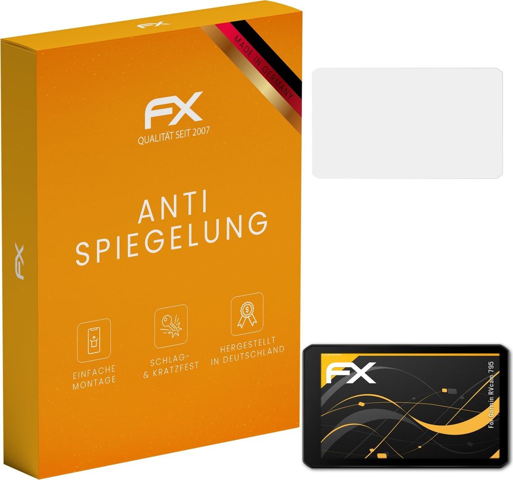 atFoliX FX-Antireflex 3x Schutzfolie kompatibel mit Garmin RVcam 795 Displayfolie