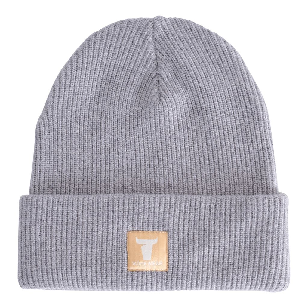 STIER Beanie flex one size grey melange