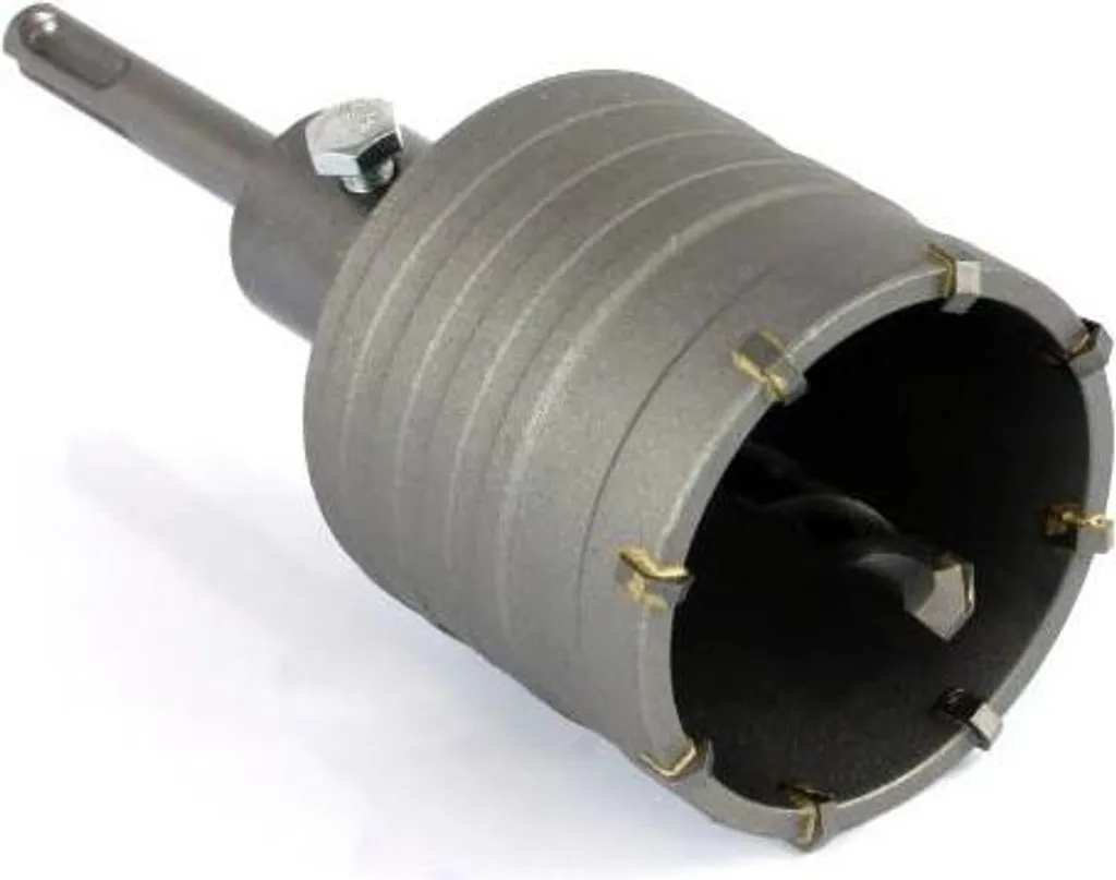 Trépan béton 65mm avec adaptateur SDS Plus pour pose boîtier encastré