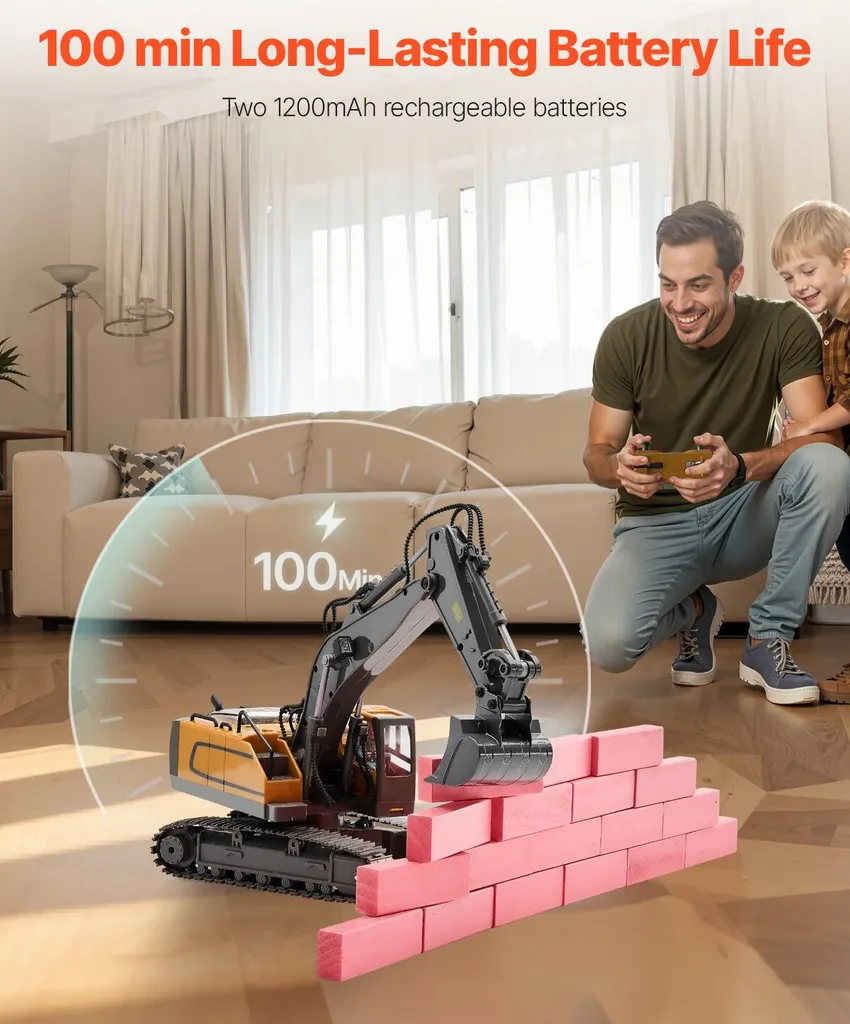 Pelleteuse télécommandée anti-interférence 2.4GHz pour jeu extérieur - 6