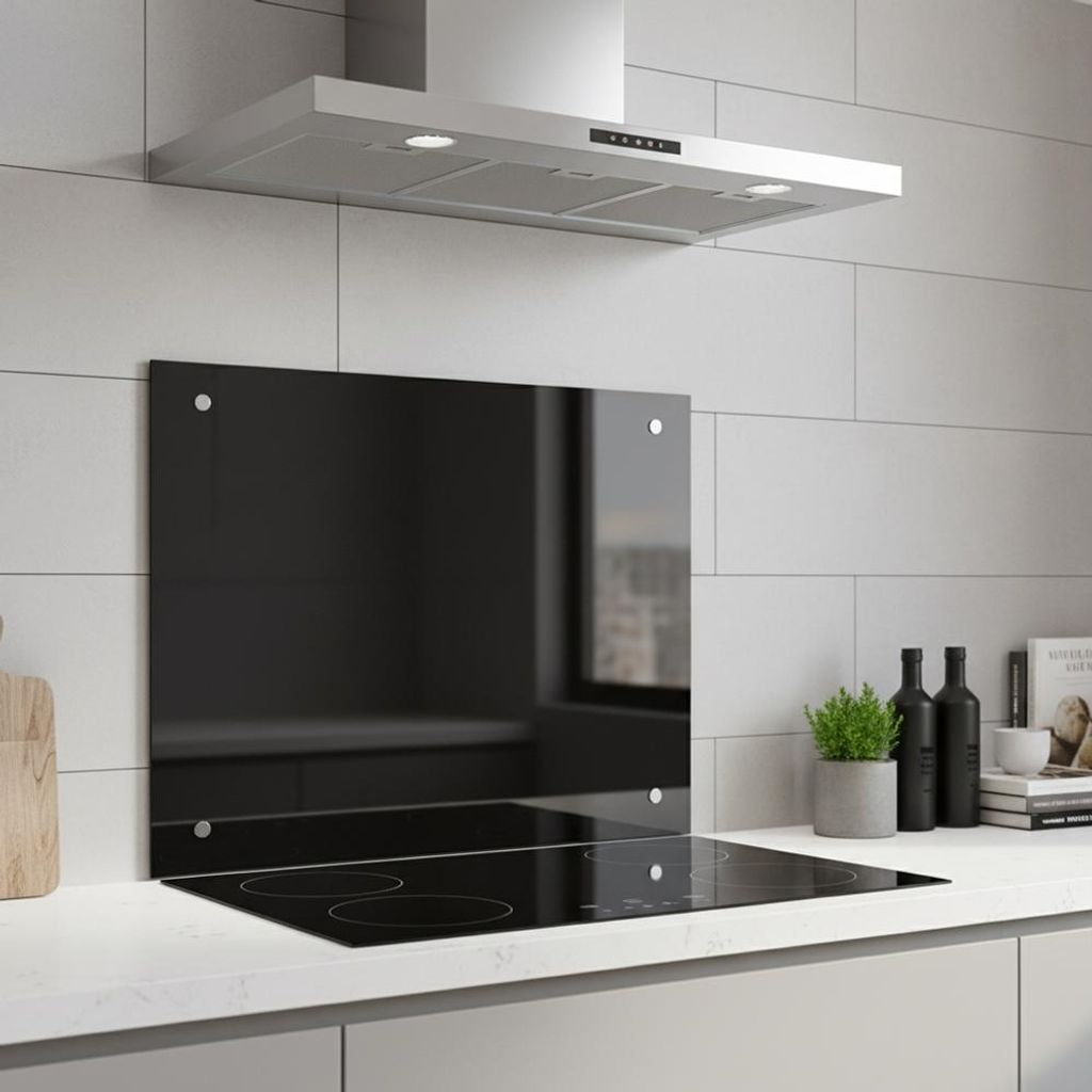 90x50CM Glas Küchenrückwand Spritzschutz ESG Fliesenspiegel Produktbild 