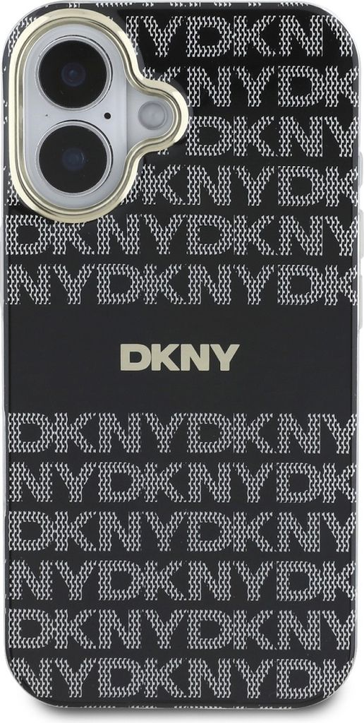 DKNY DKHMP16SHRHSEK iPhone 16 6,1" schwarz/schwarz Hardcase Produktbild 