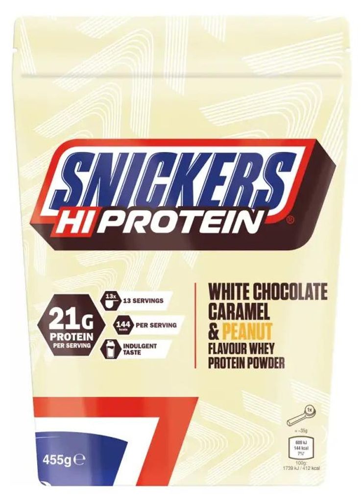 Snickers White Protein Powder (455g) White Chocolate, Produktbild 