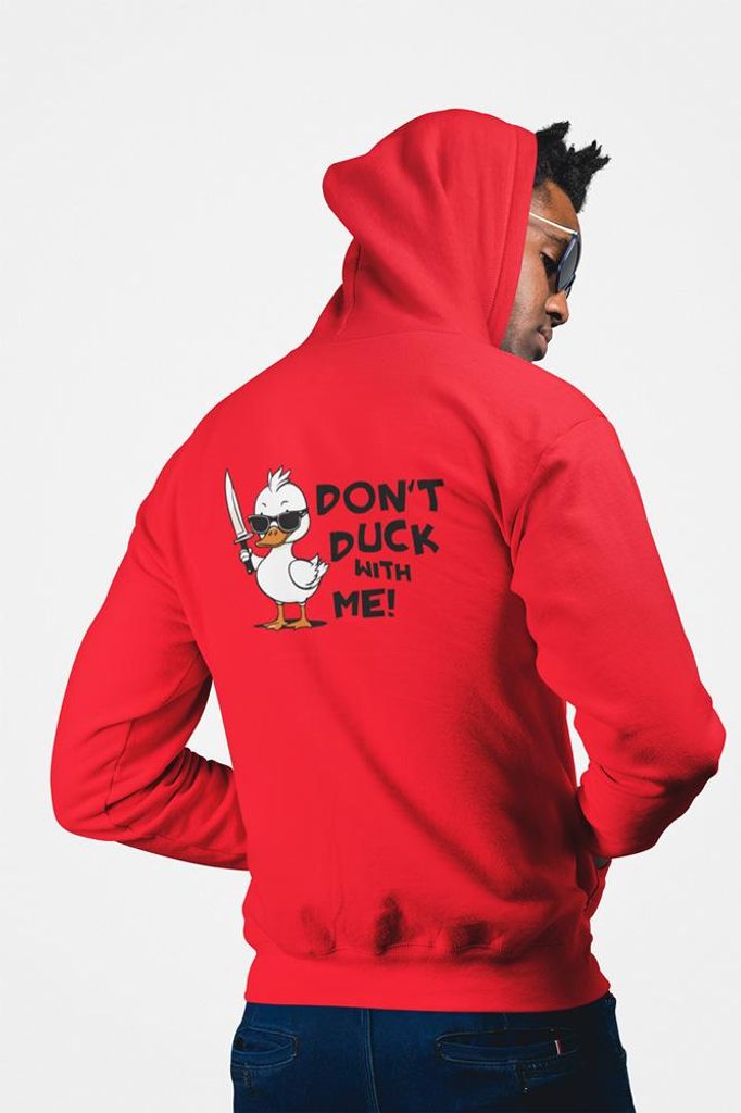 D&B Uni Hoodie ZIPEB00019 Duck Rot-Größe L