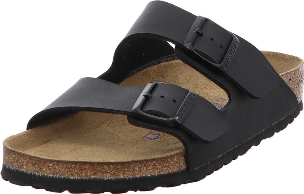 Birkenstock Arizona Birko-flor Soft Insole Sandalen Schwarz Produktbild 