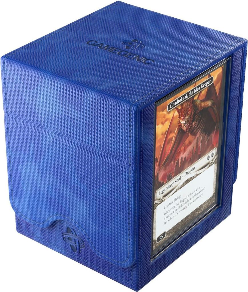 XL Umwandelbare Blaue Commander Deck Box - Squire Plus 100+ - Kartenhalter