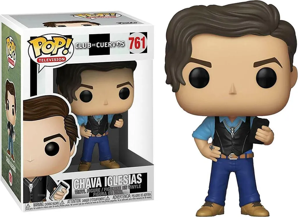 Déco bureau Funko Pop Chava Iglesias 761 Club de Cuervos pour fan TV