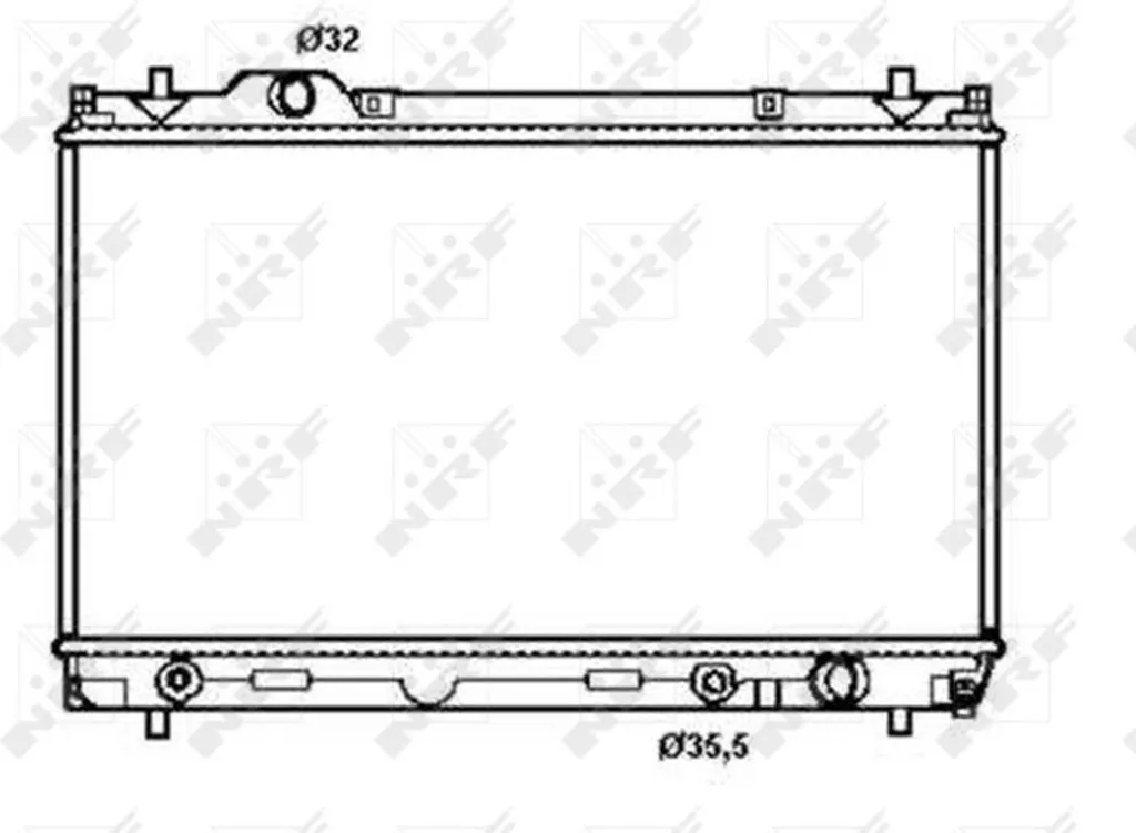 Radiateur moteur pour Neon II NRF 50256 - Solution Refroidissement OE