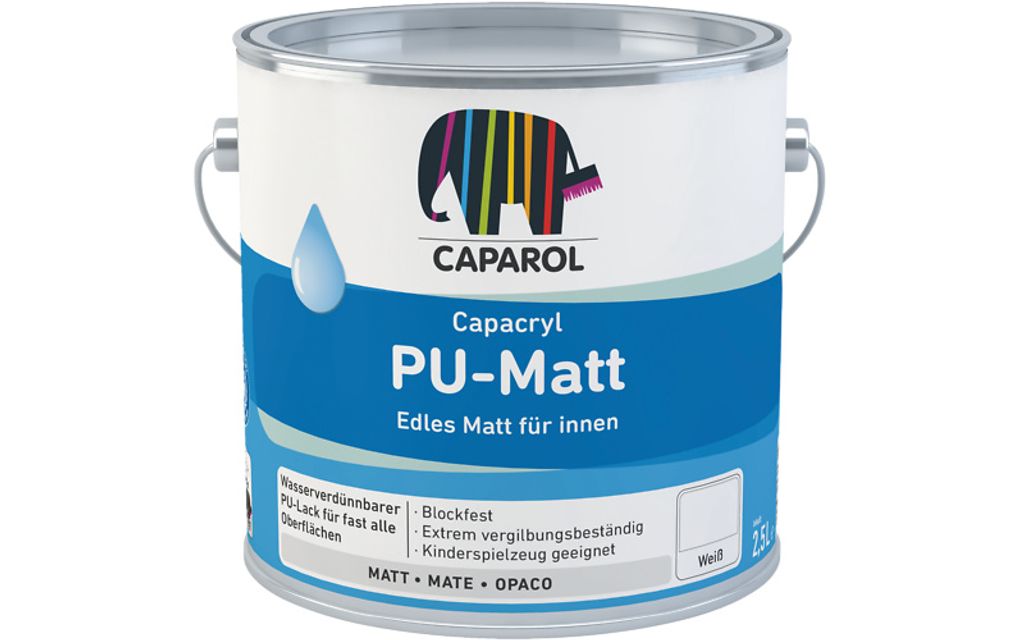 Caparol Capacryl PolyurethanMatt, weiß, 750 ml Produktbild 