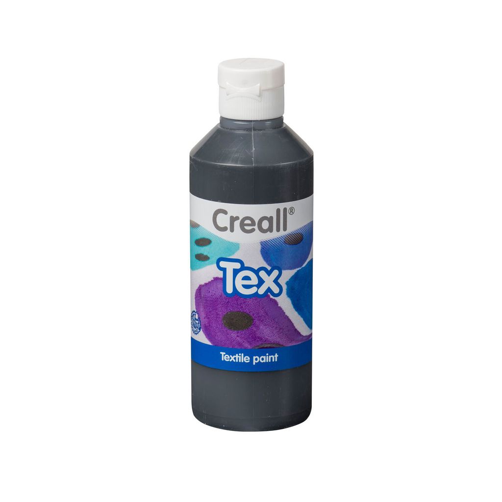 CREALL - Tintura tessile Creall Tex Black 250ml | Acquista Immagine del prodotto 