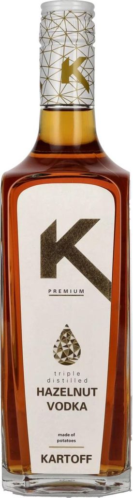 Kartoff Triple Distilled Hazelnut Vodka 38% Vol. 0,7l