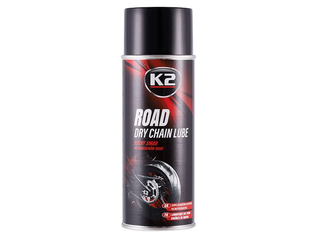 K2 ROAD DRY CHAIN LUBE 400 ml - Lubrificante a secco per Immagine del prodotto 