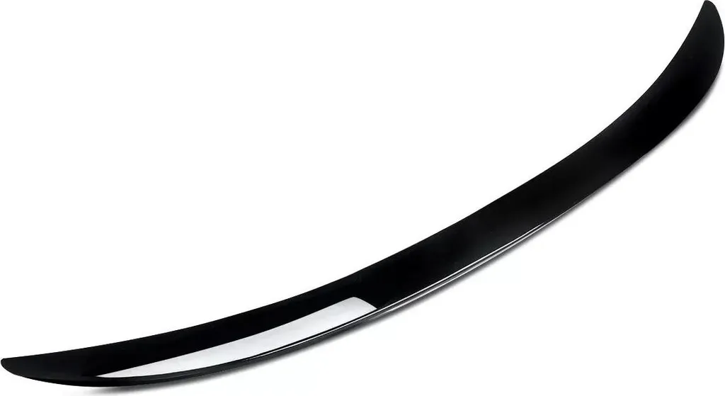 Aileron Arrière pour Personnalisation Auto - Montage Simple Noir Brillant
