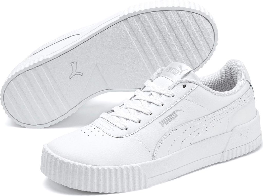 Puma Retrolook Sportschuhe weiß Gr. 4