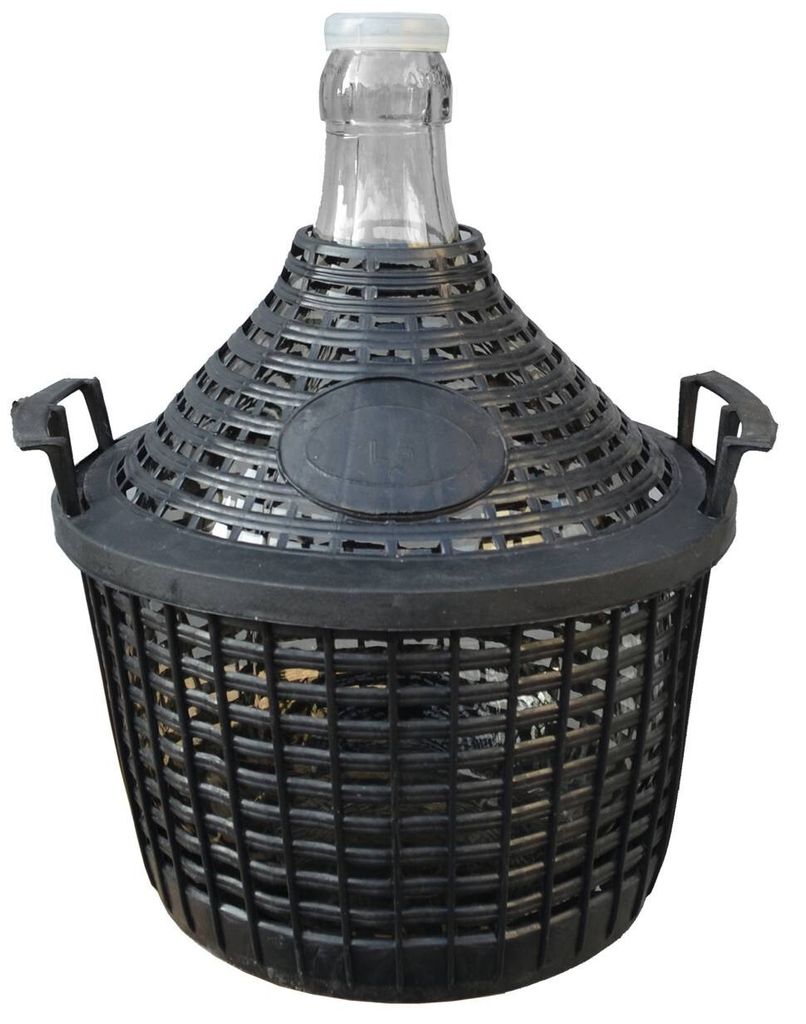 Vina Weinballon 5 L im Schutzkorb Produktbild 