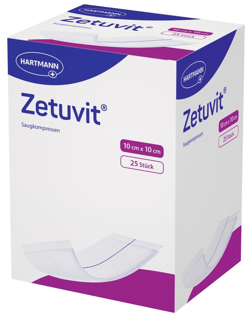 Zetuvit Sterilní absorpční podložka 10x10cm (25 ks) Obrázek produktu 