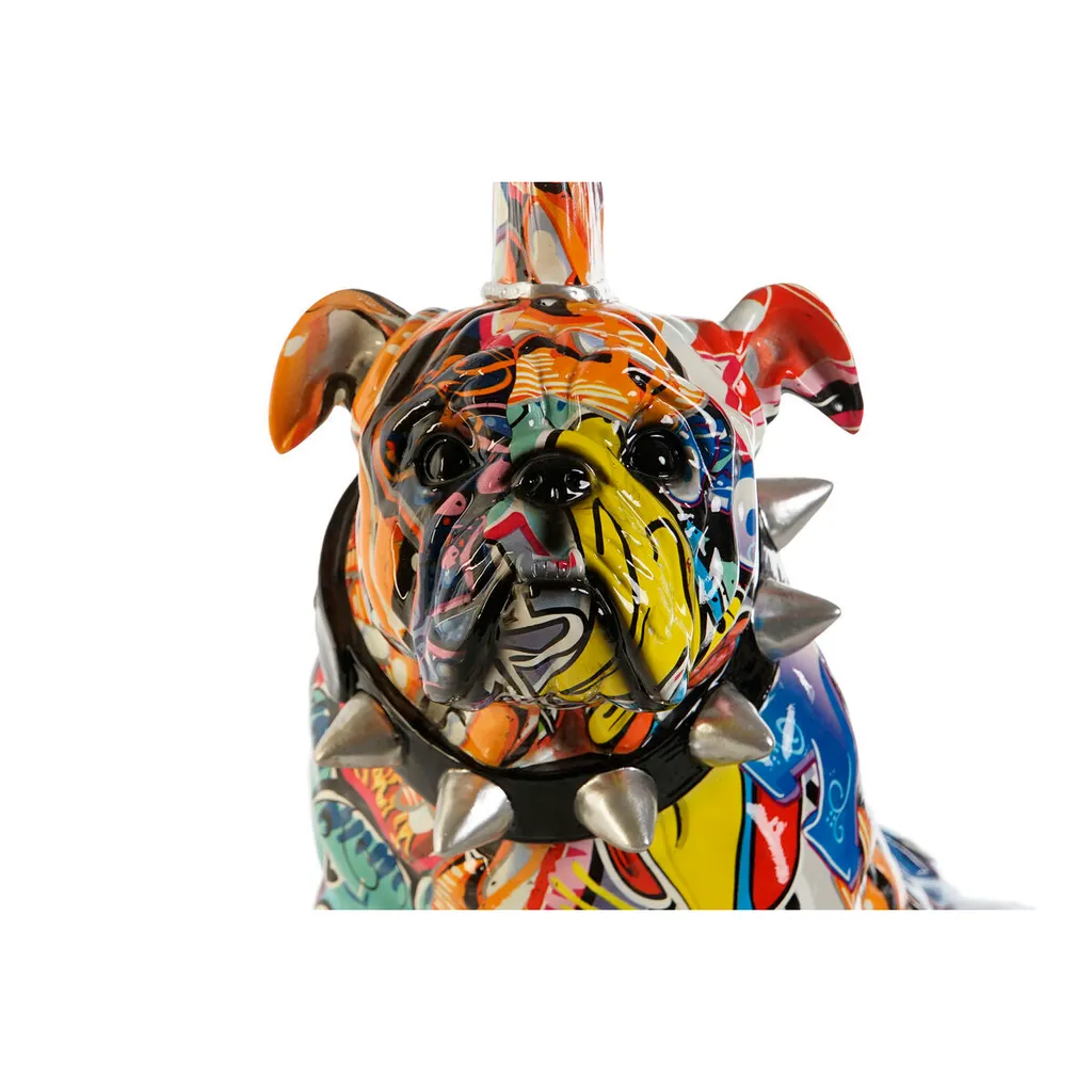Statue de Chien Multicolore Home ESPRIT - Objet de Décoration Moderne - 2