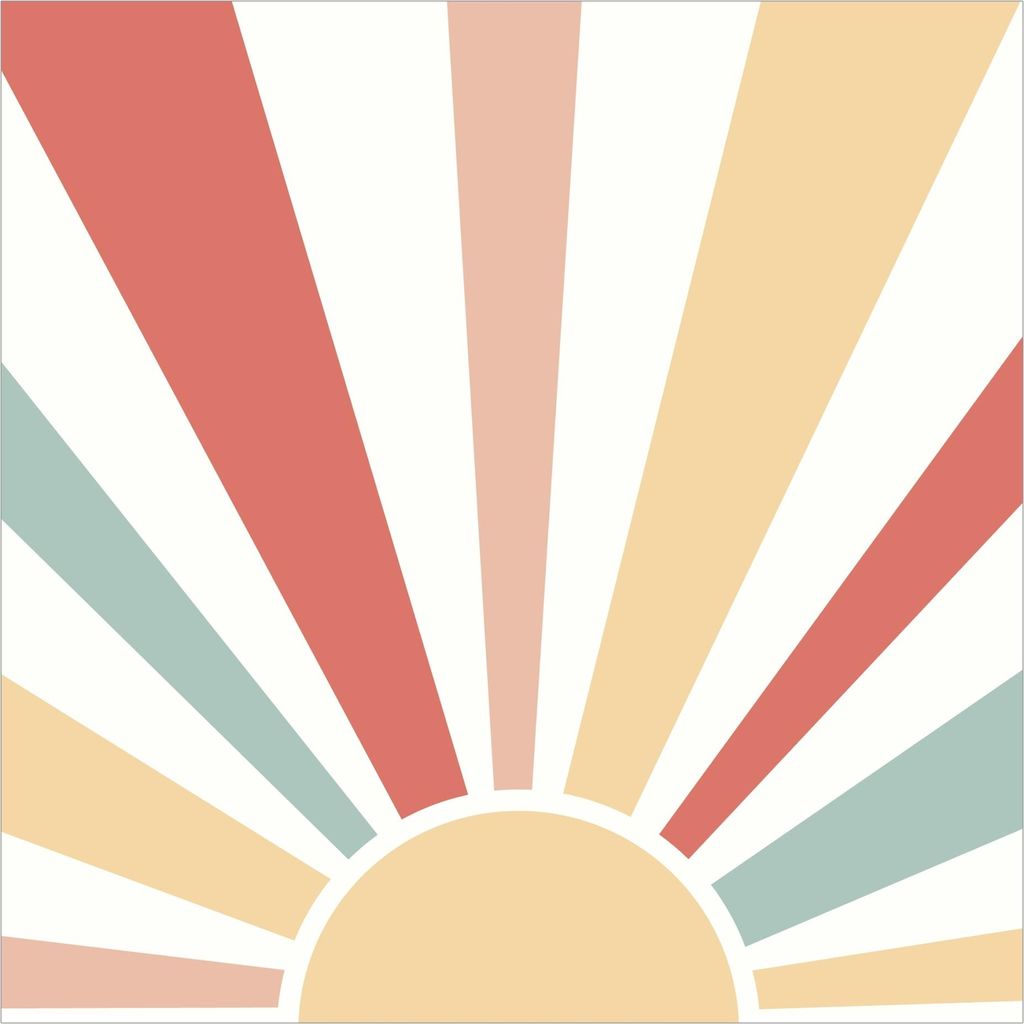 Fototapete Natur - Vliestapete - Bildtapete UV-beständig Sonnenuntergang bunt Abstrakt Wandtapete geruchsfrei