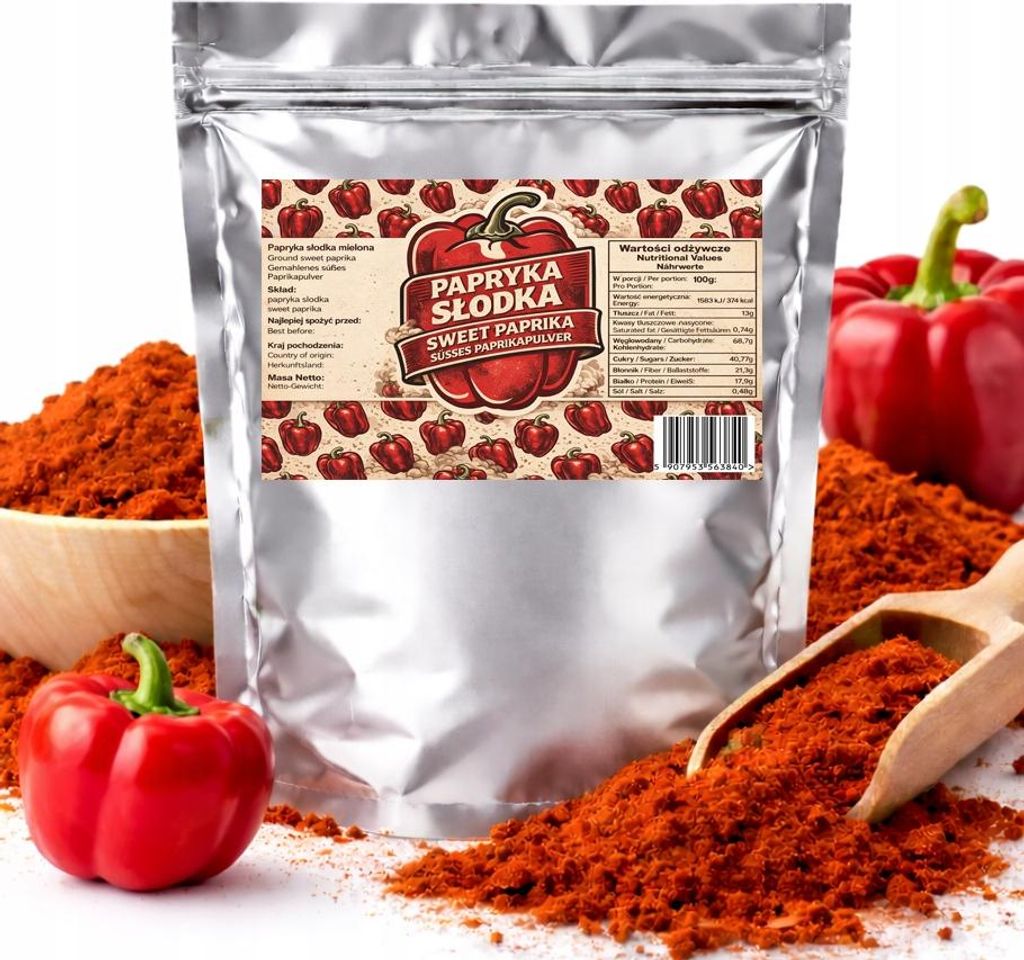 Gemahlene Süsse Paprika, Aromatisch, Asta 180 Premium, 200 G