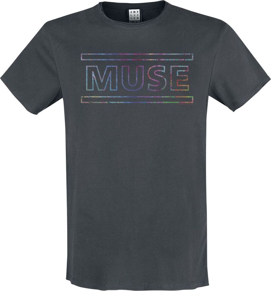 Muse T-Shirt Herren Amplified Collection - Logo charcoal 3XL