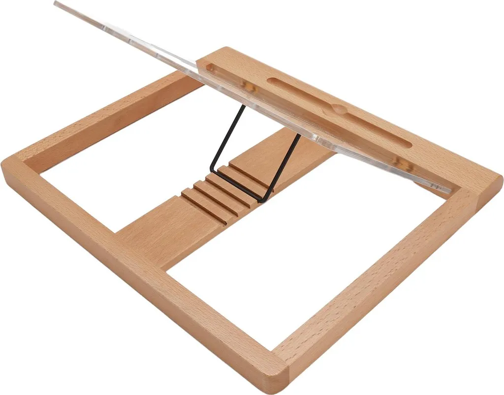 Support de Bureau pour Tablette en Bois Idéal pour Dessin et Lecture - 2