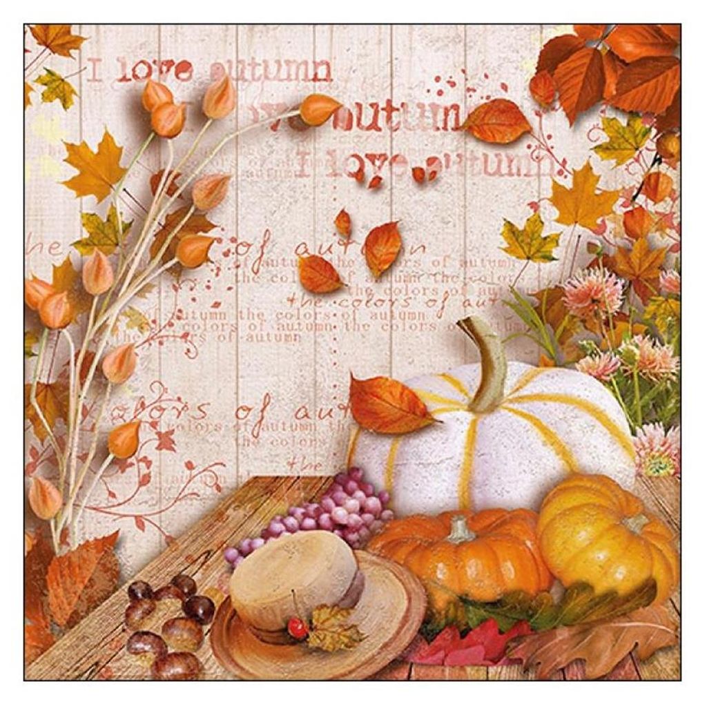 RP 20 Servietten Colours of Autumn - Deko in herbstlichen Produktbild 