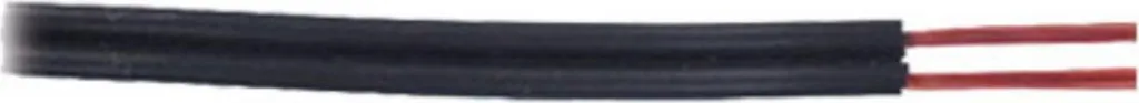 Câble haut-parleur 2x0,75mm² noir CCA S/CONN (21106-CCA) bobine 100m
