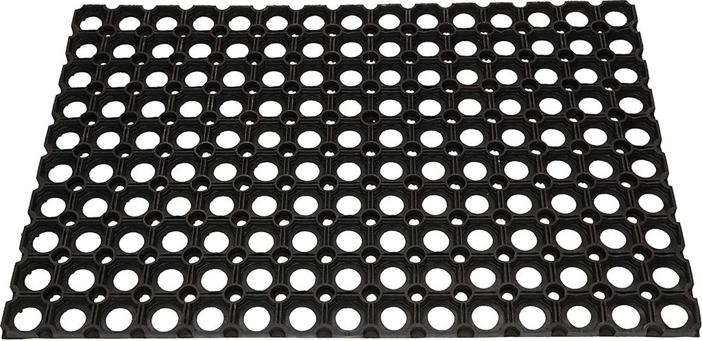 KOTARBAU Fußmatte Gummi 40x60cm rutschfest Fußabtreter Schmutzfangmatte Sauberlaufmatte Fußabstreifer Türvorleger zum Abstreifen von Schuhen