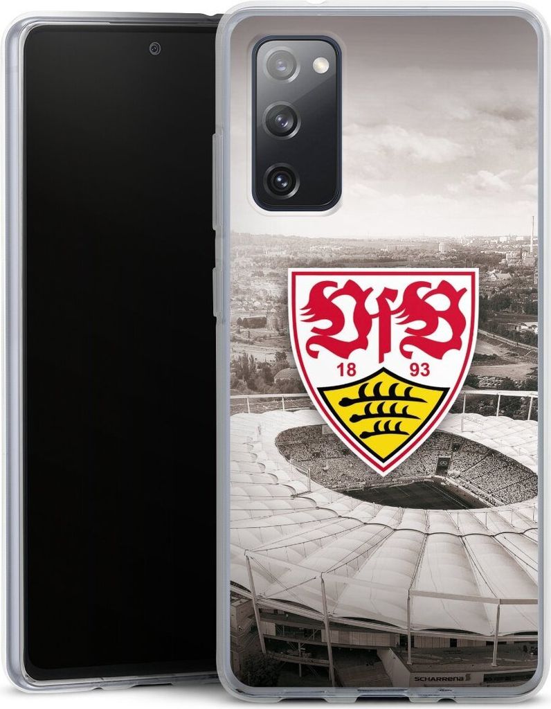 DeinDesign Handyhülle für Samsung Galaxy S20 FE 5G Silikon Hülle Case Smartphone Schutzhülle Offizielles Lizenzprodukt Stadion VfB Stuttgart