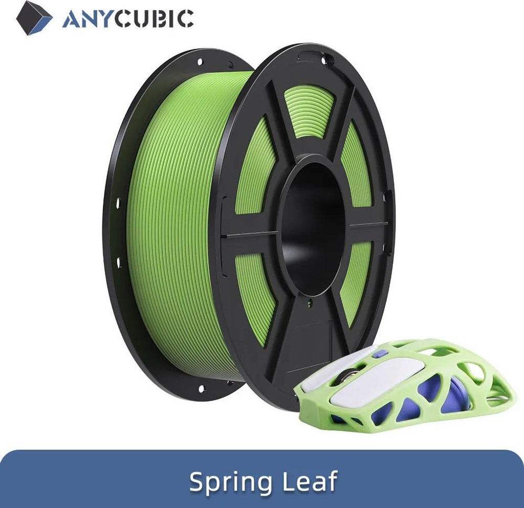 PLA 3D-Drucker Filament - FDM/FFF Filament - 10 kg Vorratspack - Für 3D-Drucker - Farbe Spring Leaf