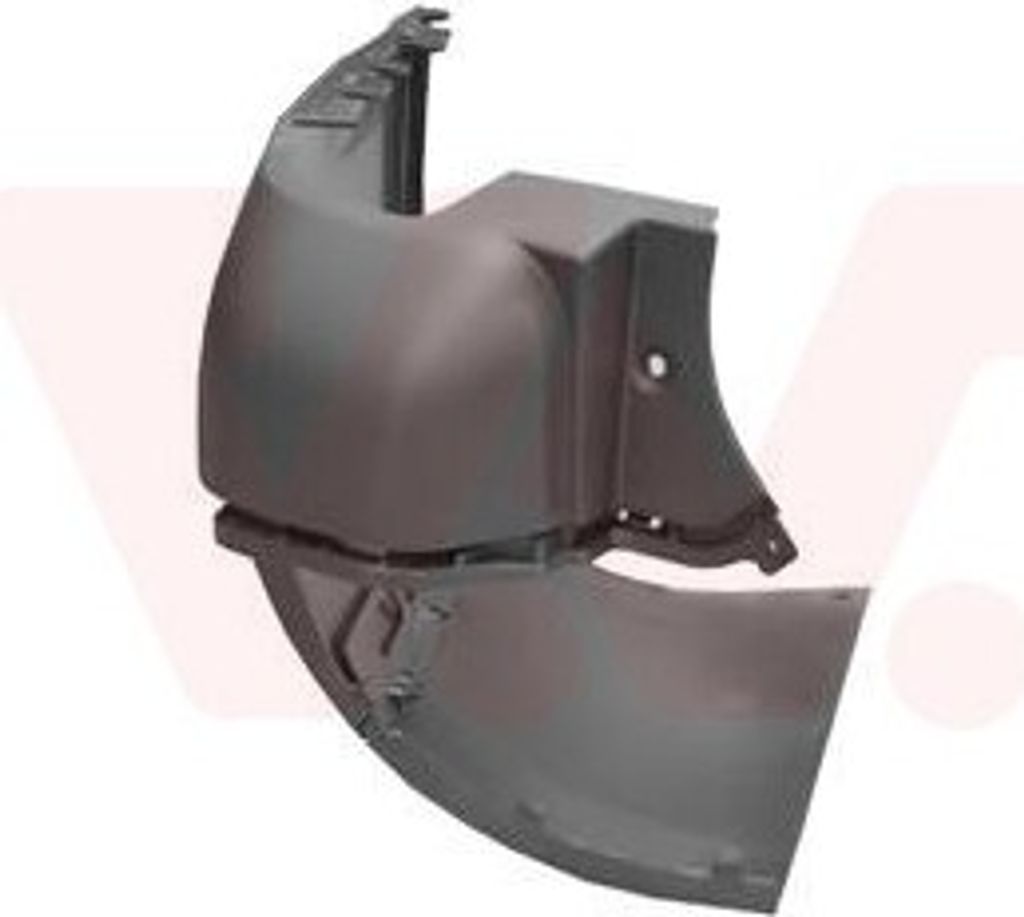 VAN WEZEL Heckstoßstange Stoßfänger Hinten Links passend für PEUGEOT PARTNER Tepee PARTNER Kasten für CITROËN BERLINGO (B9)