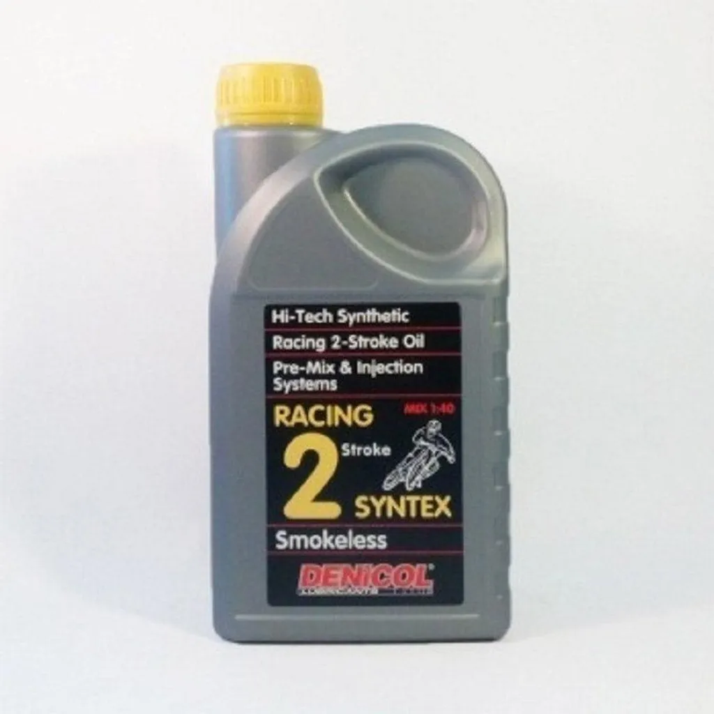Huile Mélange 2T Denicol Racing 2 Syntex pour Compétition Moto 1L