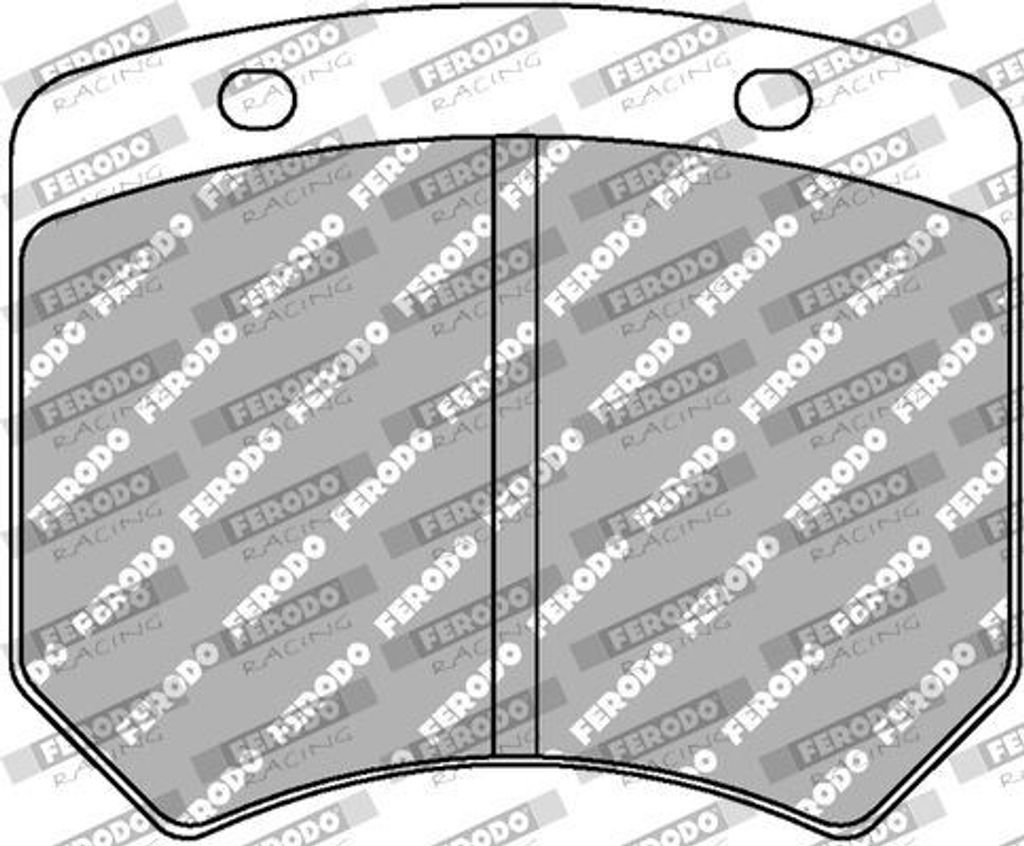 FERODO RACING Bremsbeläge Satz Bremsklötze für OPEL Omega A Limousine (V87) FCP825H