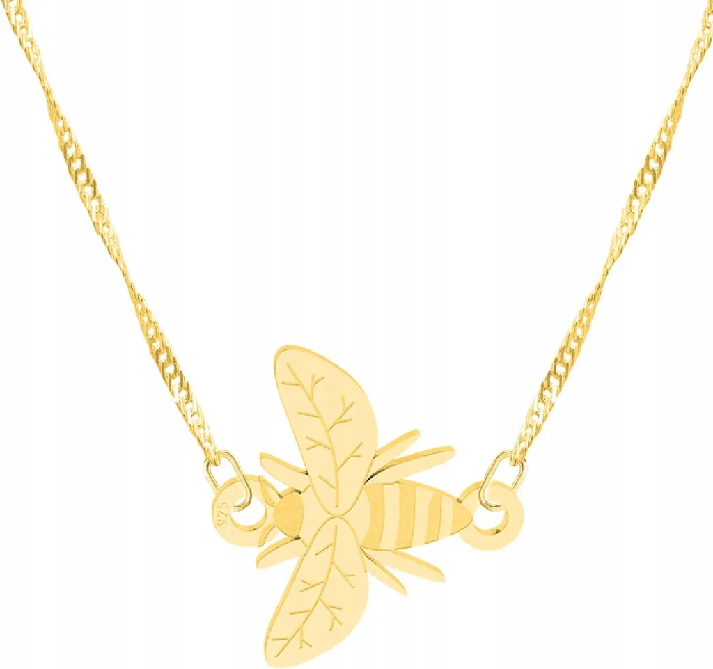 Regalo Significativo: Collana Ape Argento 925 Simbolo di Fortuna