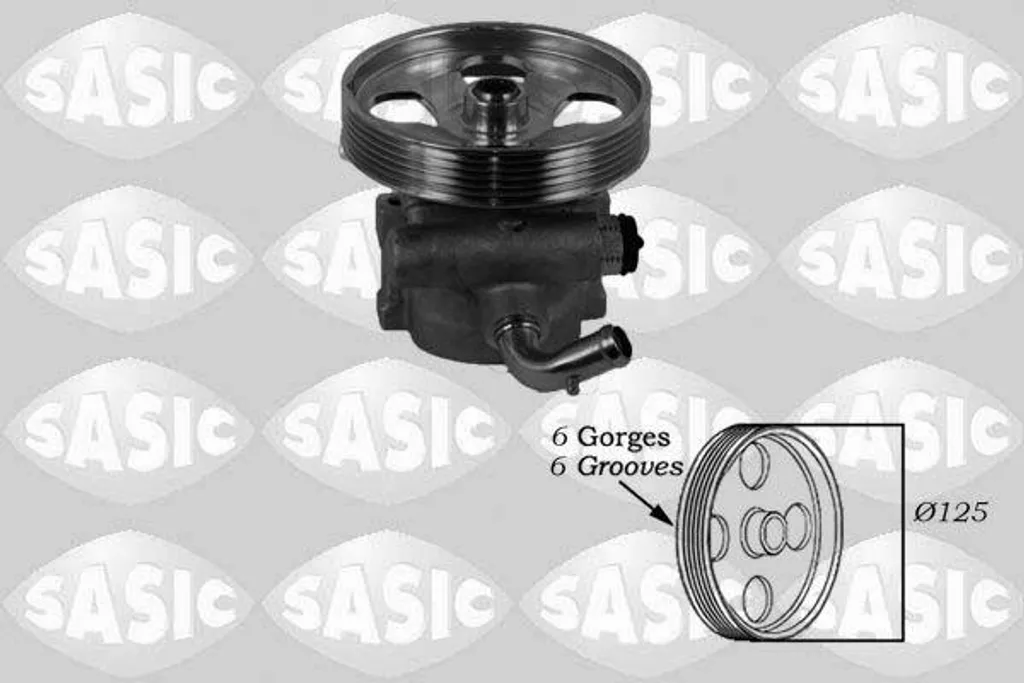 Pompe de direction SASIC 7070064 pour Bipper et Nemo - OE 1440200380