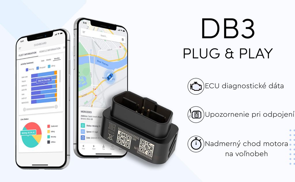 GPS Lokátor OBD-II Mini - DB3 Obrázek produktu 5