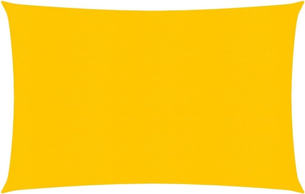 Sonnensegel 160 g/m² Rechteckig Gelb 4x5 m HDPE