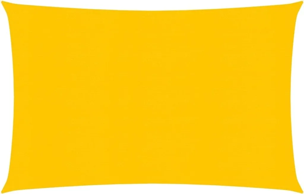 Vela Ombreggiante HDPE 3,5x4,5m 160g/m² Gialla | Protezione UV Professionale