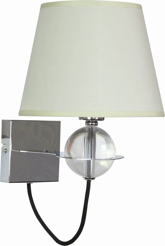 Luminaire mural chrome TESORO Candellux pour salon et couloir moderne