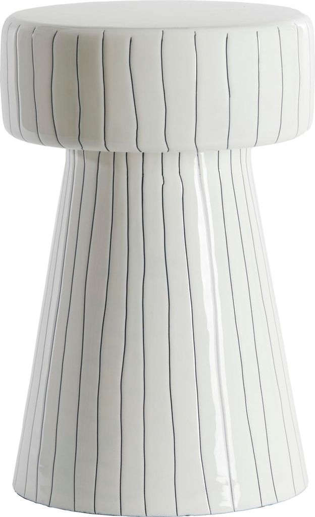 Light & Living - Beistelltisch Dakwa - Weiß - Ø29cm