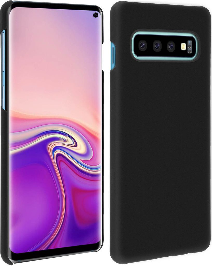 Avizar, Hardcase, Schutzhülle aus Polycarbonat Galaxy S10, frosted case, Schwarz