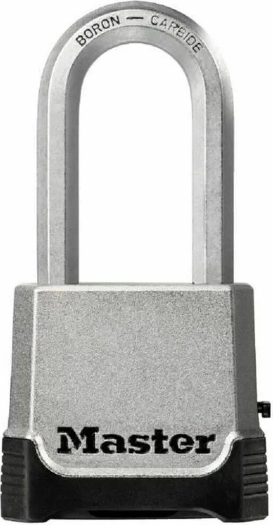 Cadenas 56 mm Master Lock M176EURDLH Anse Longue Alliage de Bore