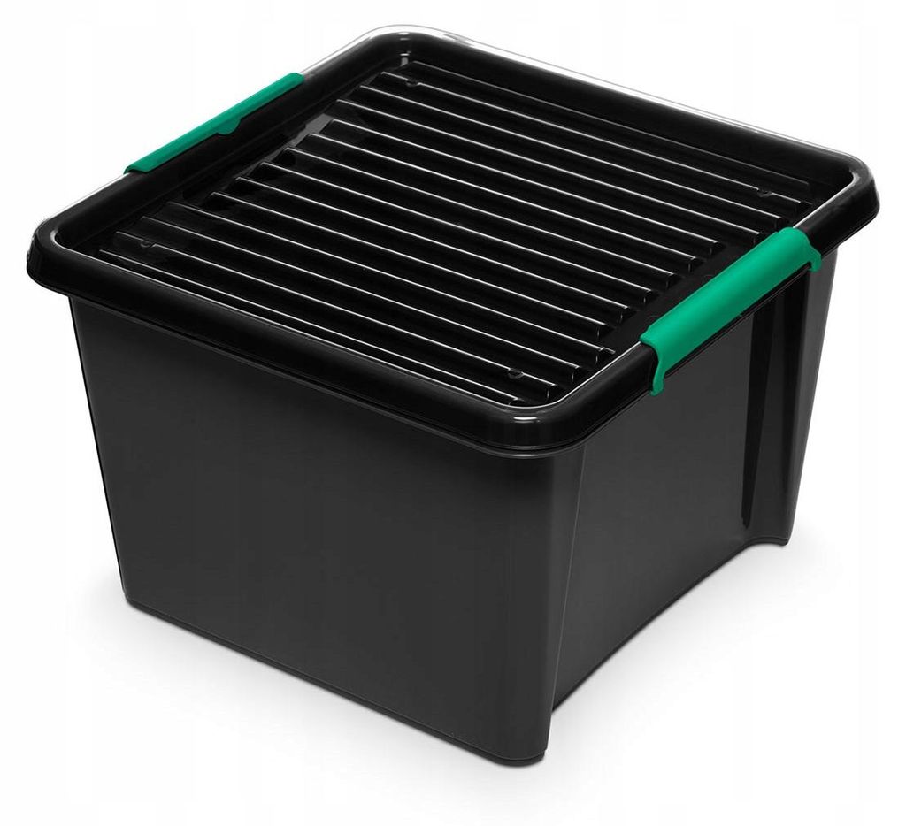 ORPLAST eco.line 1692 Stapelbehälter 25L mit Deckel Produktbild 