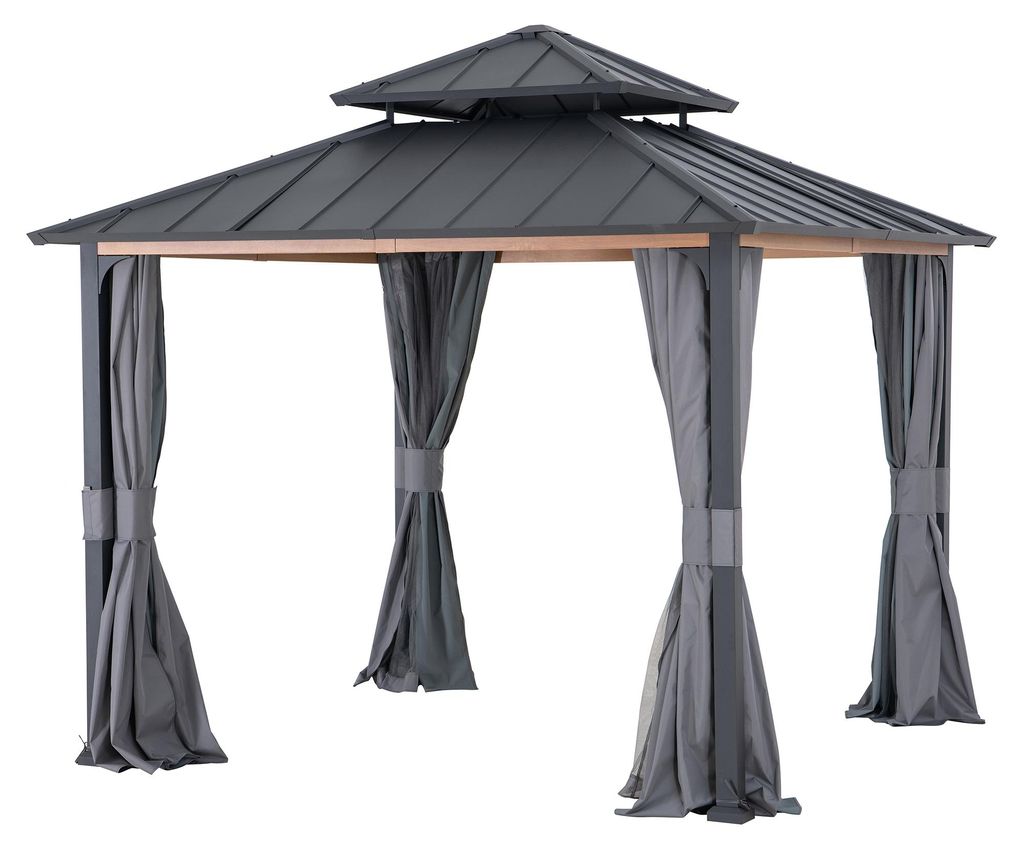 Tenda per padiglione in acciaio – 300 x 300 cm Immagine del prodotto 