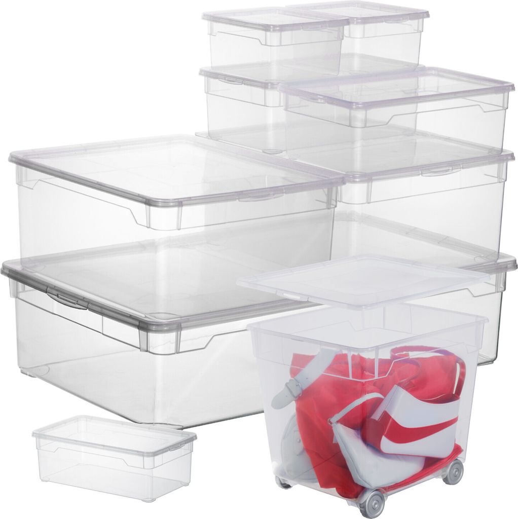 Box 'Men Shoe' 10 l CLEAR, Ausführung:10 Liter